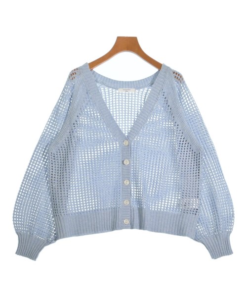 Samansa Mos2(サマンサモスモス)カーディガン 青 サイズ:F/2200649055074