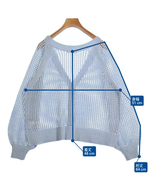 Samansa Mos2（サマンサモスモス）カーディガン 青 サイズ:F レディース/2200649055074