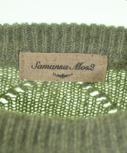 Samansa Mos2（サマンサモスモス）ニット・セーター 緑 サイズ:F レディース/2200651003032