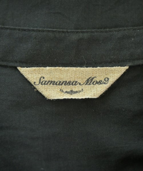 Samansa Mos2（サマンサモスモス）カジュアルシャツ 黒 サイズ:F レディース/2200651659048
