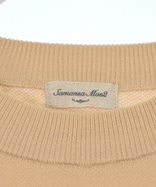 Samansa Mos2（サマンサモスモス）ニット・セーター ベージュ サイズ:F レディース/2200646565057