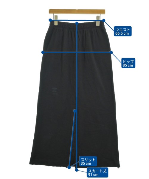 Samansa Mos2（サマンサモスモス）ロング・マキシ丈スカート 黒 サイズ:F レディース/2200655952183