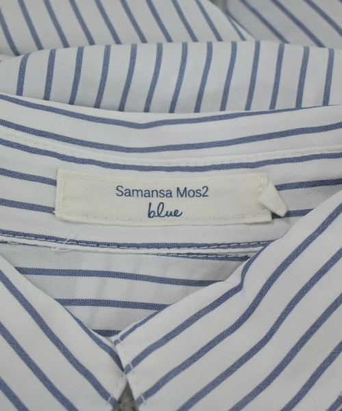Samansa Mos2（サマンサモスモス）シャツワンピース 白 サイズ:M レディース/2200657520205