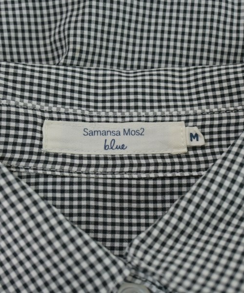 Samansa Mos2（サマンサモスモス）シャツワンピース 黒 サイズ:M レディース/2200657520212