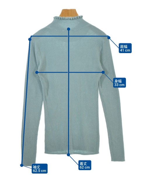 Samansa Mos2（サマンサモスモス）ニット・セーター 青 サイズ:F レディース/2200659186065