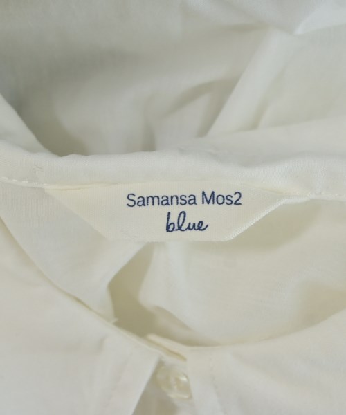 Samansa Mos2（サマンサモスモス）カジュアルシャツ 白 サイズ:F レディース/2200711876118