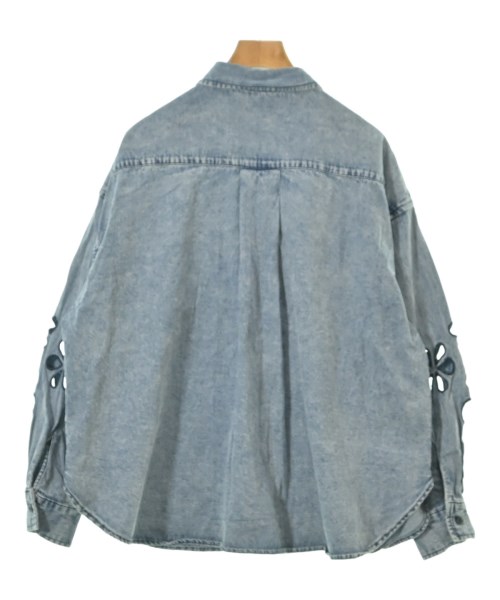 Samansa Mos2（サマンサモスモス）カジュアルシャツ 青 サイズ:F レディース/2200634134050