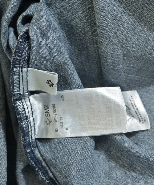 Samansa Mos2（サマンサモスモス）カジュアルシャツ 青 サイズ:F レディース/2200634134050