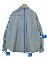 Samansa Mos2（サマンサモスモス）カジュアルシャツ 青 サイズ:F レディース/2200634134050