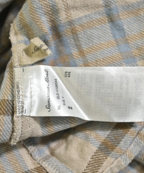 Samansa Mos2（サマンサモスモス）シャツワンピース ベージュ サイズ:F レディース/2200634134067