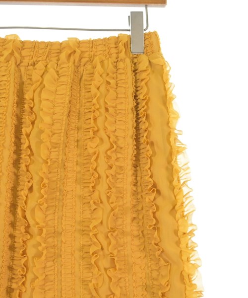 Samansa Mos2（サマンサモスモス）ロング・マキシ丈スカート 黄 サイズ:F レディース/2200634134197