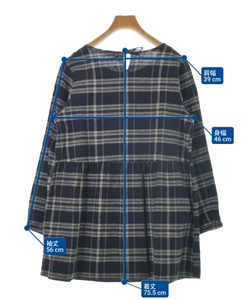 Samansa Mos2（サマンサモスモス）ブラウス 紺 サイズ:F レディース/2200646090061