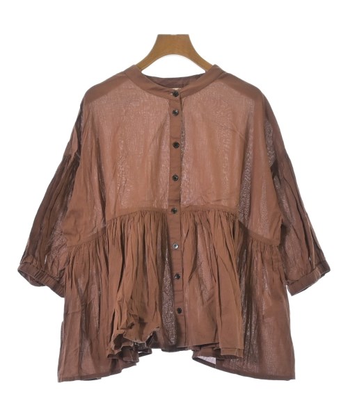 Samansa Mos2(サマンサモスモス)カジュアルシャツ 茶 サイズ:F/2200649133031