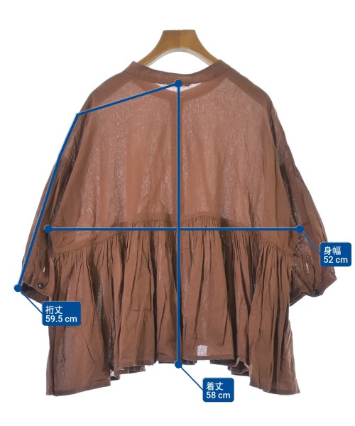 Samansa Mos2（サマンサモスモス）カジュアルシャツ 茶 サイズ:F レディース/2200649133031