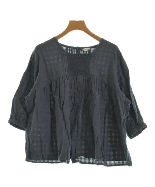 Samansa Mos2(サマンサモスモス)ブラウス 紺 サイズ:F/2200642001337