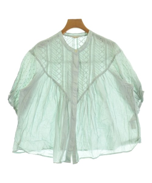 Samansa Mos2(サマンサモスモス)カジュアルシャツ 青 サイズ:F/2200642001344