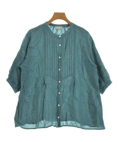 Samansa Mos2(サマンサモスモス)カジュアルシャツ 青 サイズ:F/2200642001368