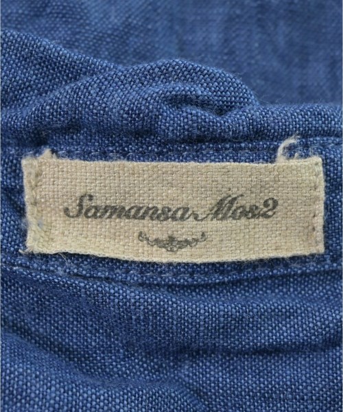 Samansa Mos2（サマンサモスモス）カジュアルシャツ 青 サイズ:F レディース/2200643402058