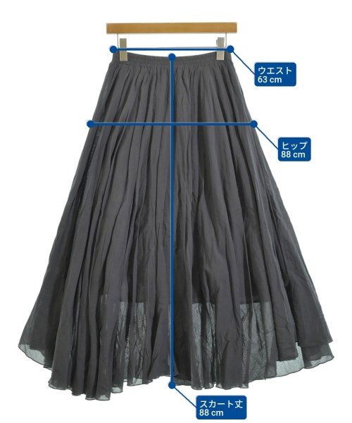 Samansa Mos2（サマンサモスモス）ロング・マキシ丈スカート グレー サイズ:F レディース/2200649937028