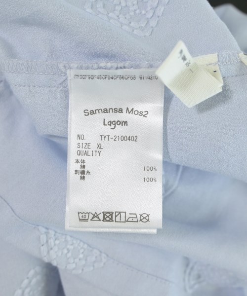 Samansa Mos2（サマンサモスモス）ブラウス 青 サイズ:XL レディース/2200706449204