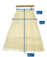 Samansa Mos2（サマンサモスモス）ロング・マキシ丈スカート 白 サイズ:F レディース/2200658947032