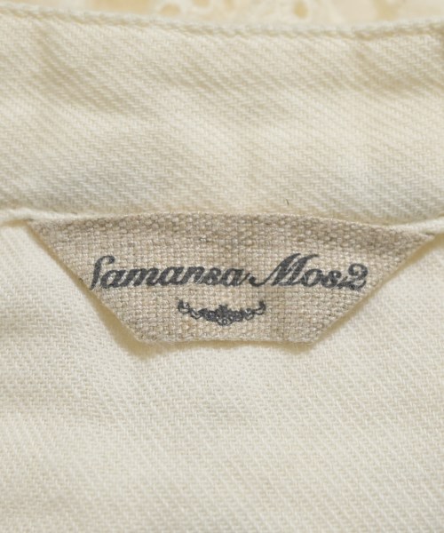 Samansa Mos2（サマンサモスモス）シャツワンピース 白 サイズ:M レディース/2200658947049