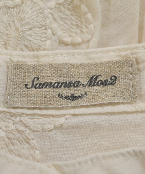 Samansa Mos2（サマンサモスモス）カジュアルシャツ 白 サイズ:F レディース/2200665334054