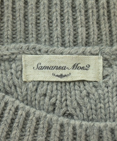 Samansa Mos2（サマンサモスモス）ベスト/ノースリーブ グレー サイズ:F レディース/2200666629012