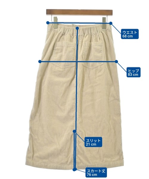 Samansa Mos2（サマンサモスモス）ロング・マキシ丈スカート 白 サイズ:F レディース/2200671236083