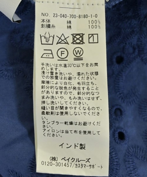 Simplicite（シンプリシテ）ワンピース 青 サイズ:-(M位) レディース/2200722755075