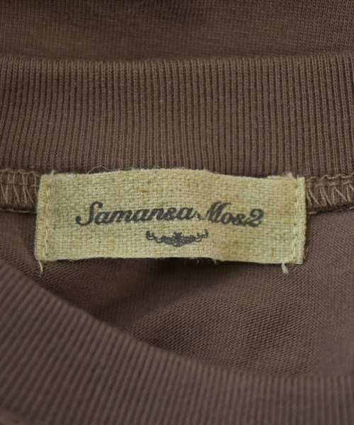 Samansa Mos2（サマンサモスモス）Tシャツ・カットソー 茶 サイズ:F レディース/2200731766062