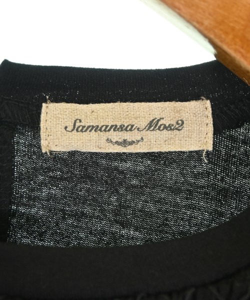 Samansa Mos2（サマンサモスモス）Tシャツ・カットソー 黒 サイズ:F レディース/2200676631142