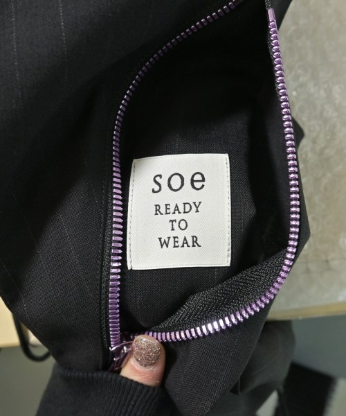 SOE（ソーイ）カジュアルシャツ 黒 サイズ:F メンズ/2200625926121