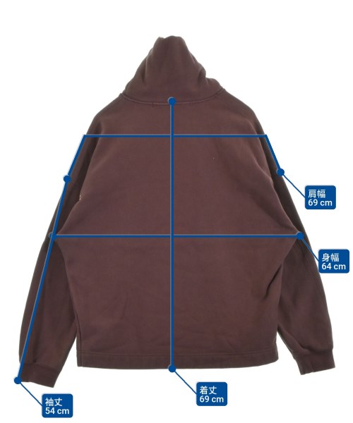 SOE（ソーイ）スウェット 茶 サイズ:1(S位) メンズ/2200626143022