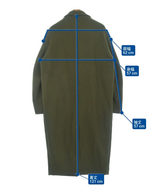 SOE（ソーイ）チェスターコート 緑 サイズ:0(XS位) メンズ/2200633129040
