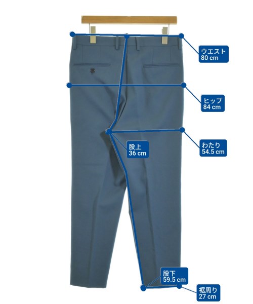 SOE（ソーイ）スラックス 青 サイズ:1(S位) メンズ/2200647477137