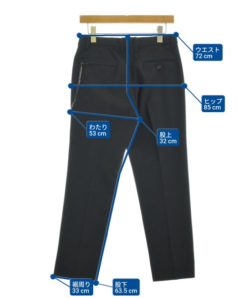 SOE（ソーイ）スラックス 黒 サイズ:1(S位) メンズ/2200667235014