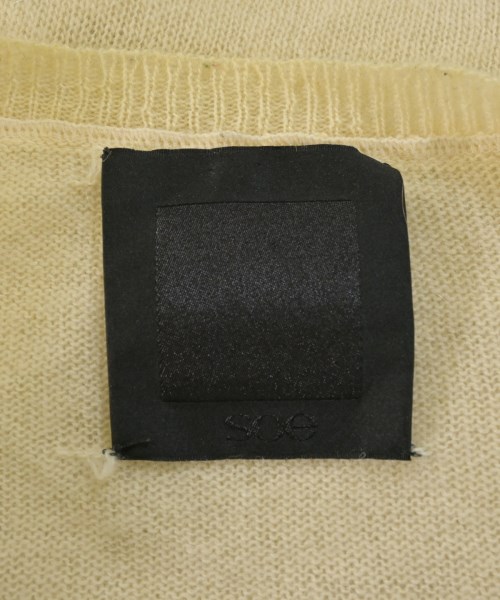 SOE（ソーイ）ニット・セーター 黄 サイズ:1(S位) メンズ/2200668098090