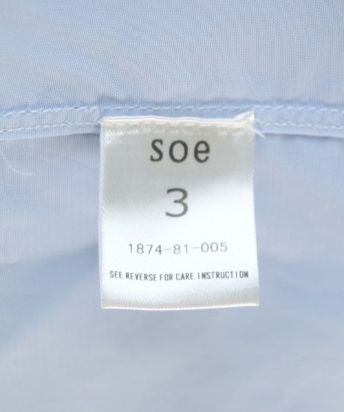 SOE（ソーイ）カジュアルシャツ 青 サイズ:3(L位) メンズ/2200719725036