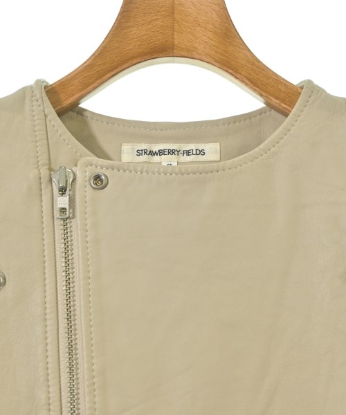 STRAWBERRY Fields（ストロベリーフィールズ）ライダース ベージュ サイズ:2(M位) レディース/2200625169153