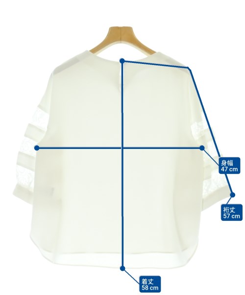 STRAWBERRY Fields（ストロベリーフィールズ）ブラウス 白 サイズ:-(XL位) レディース/2200658024030