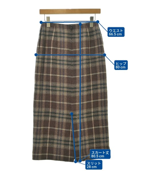 STRAWBERRY Fields（ストロベリーフィールズ）ロング・マキシ丈スカート 茶 サイズ:2(M位) レディース/2200639256061