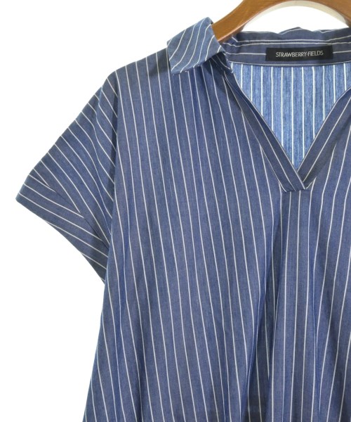 STRAWBERRY Fields（ストロベリーフィールズ）シャツワンピース 青 サイズ:2(M位) レディース/2200663087013
