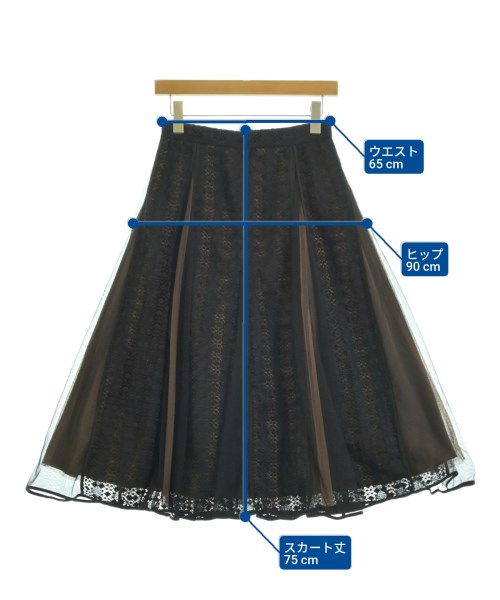 STRAWBERRY Fields（ストロベリーフィールズ）ロング・マキシ丈スカート 黒 サイズ:-(M位) レディース/2200663087068