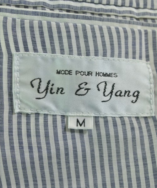 YIN & YANG（インアンドヤン）カジュアルジャケット 紺 サイズ:M メンズ/2200644276061