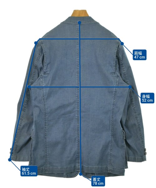 YIN & YANG（インアンドヤン）カジュアルジャケット 紺 サイズ:M メンズ/2200644276061