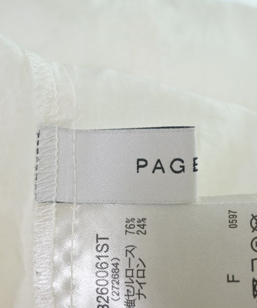 PAGE BOY（ページボーイ）カジュアルシャツ 白 サイズ:F レディース/2200618675067