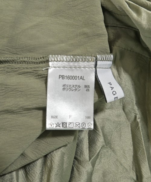 PAGE BOY（ページボーイ）ブラウス カーキ サイズ:F レディース/2200638932010