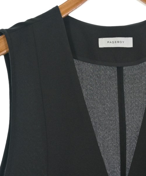 PAGE BOY（ページボーイ）ベスト 黒 サイズ:F レディース/2200644770118