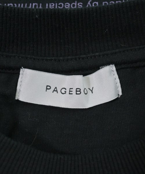 PAGE BOY（ページボーイ）Tシャツ・カットソー 黒 サイズ:F レディース/2200633696283